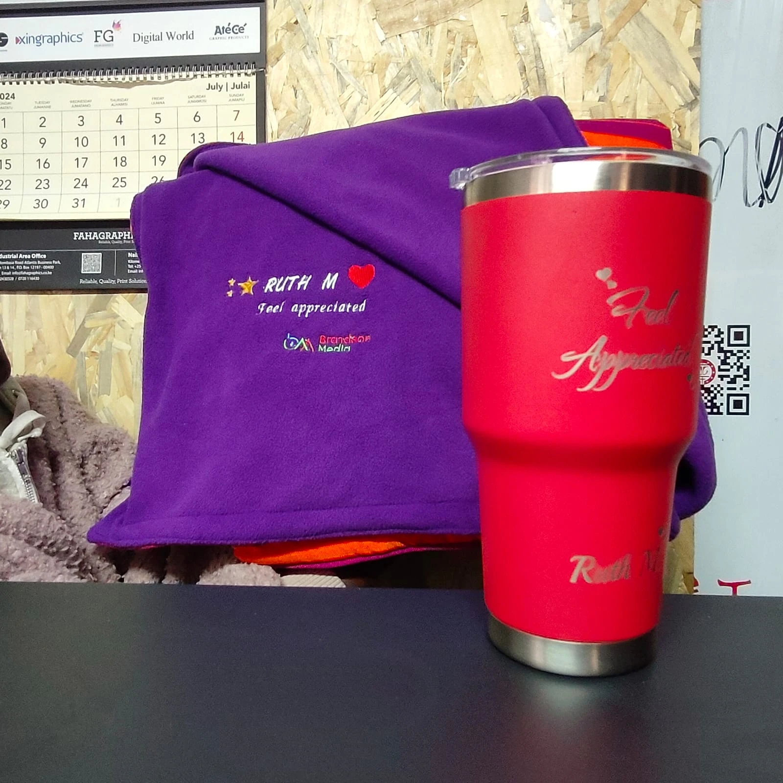 Branded apparel and sublimation printing products