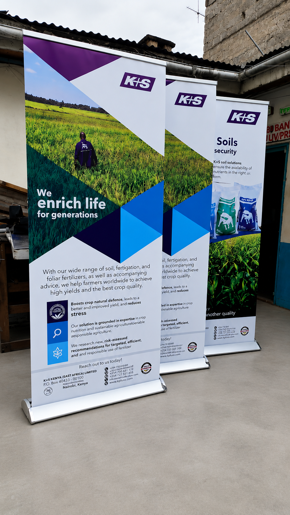 Roll up banner and exhibition display printing Nairobi