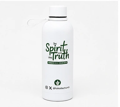 UV printed branded bottle