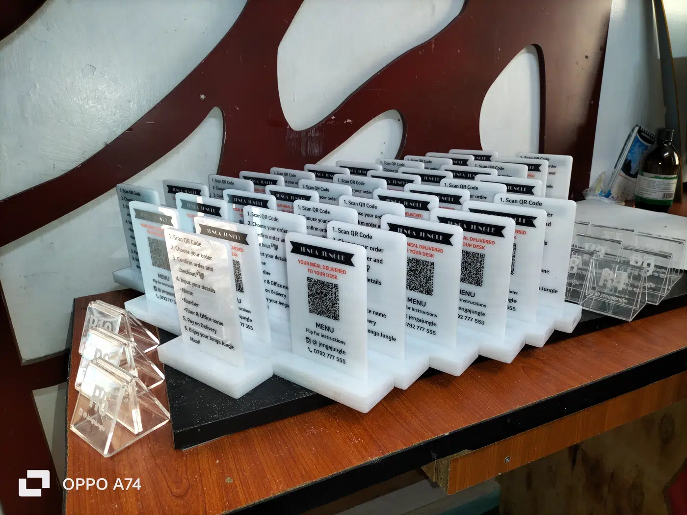 Laser cut and engraved acrylic awards
