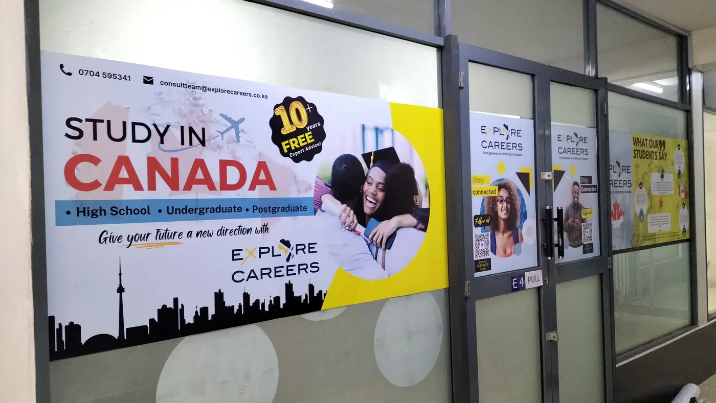 Custom wall mural printing and installation in Nairobi